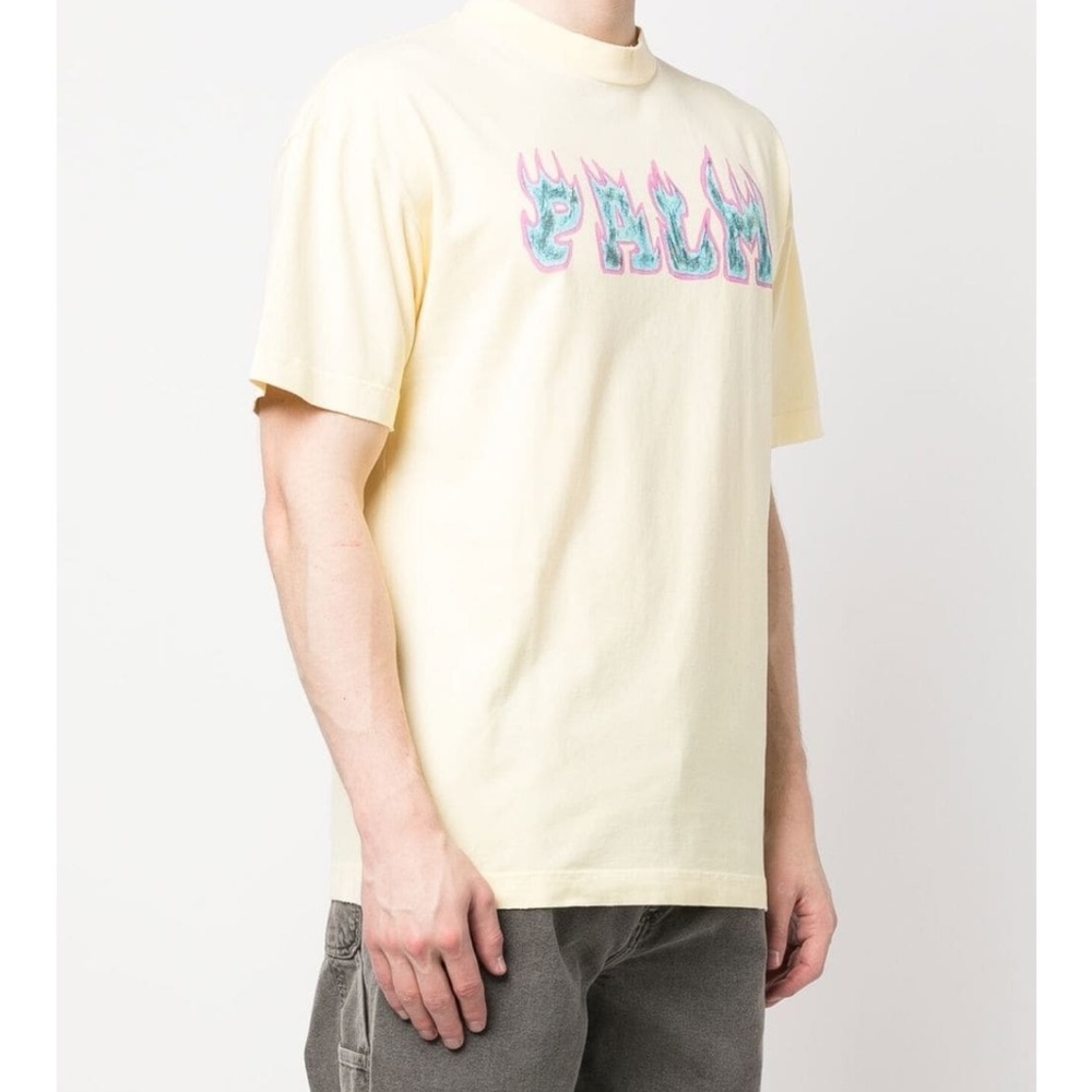 Palm Angels
Flames logo-print T-shirt